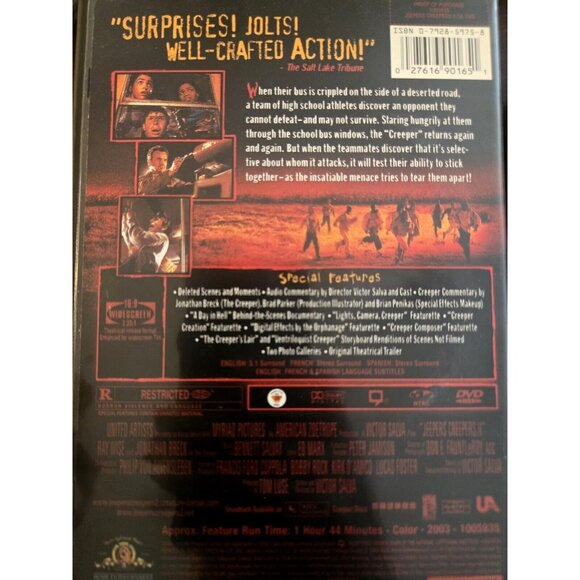Jeepers Creepers 2 Special Edition DVD - Picture 2 of 2
